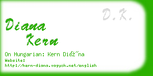 diana kern business card